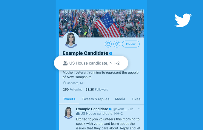 twitter is bringing back election labels to identify 2020 us election candidates