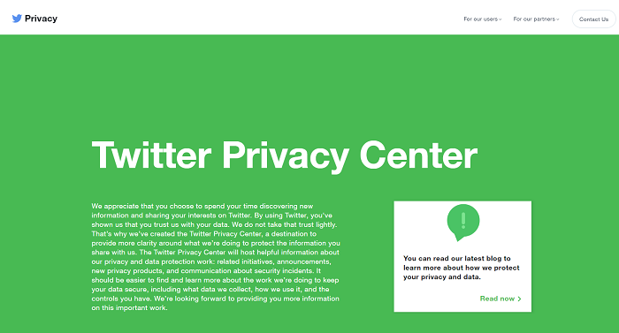 twitter launches new privacy center to better communicate platform rules and processes