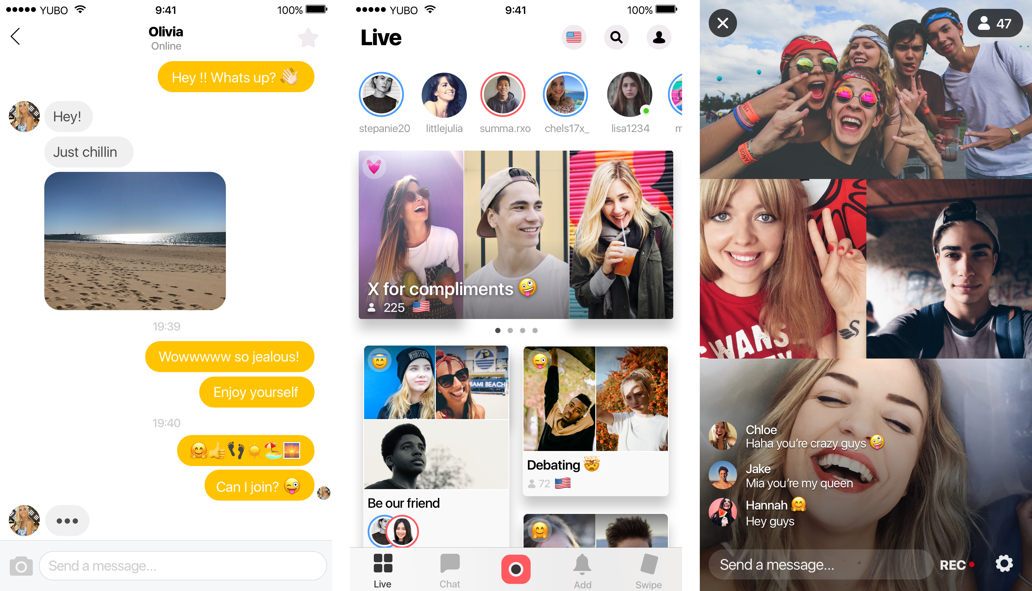 yubo raises 12 3 million for its social app for teens