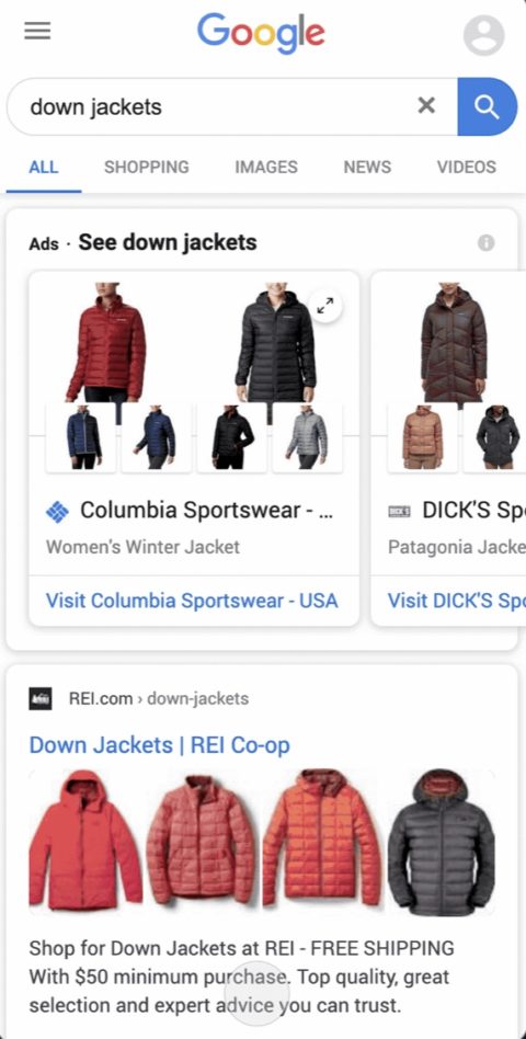 google introduces a new shopping section in search results via mattgsouthern