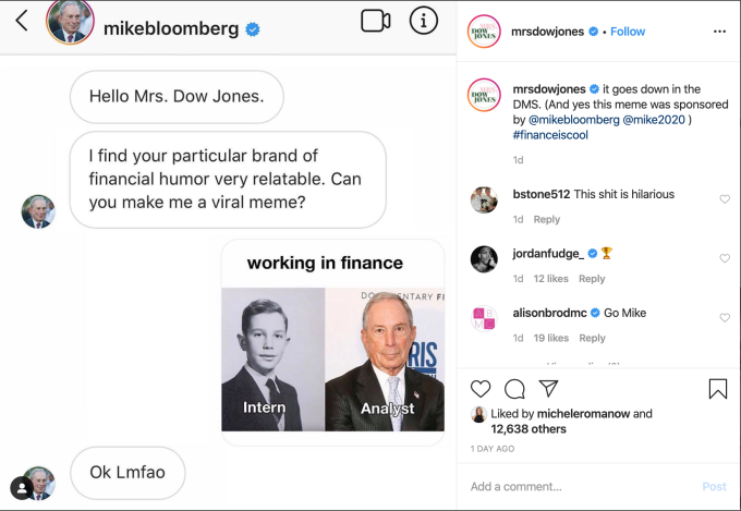 bloomberg memes push instagram to require sponsorship disclosure
