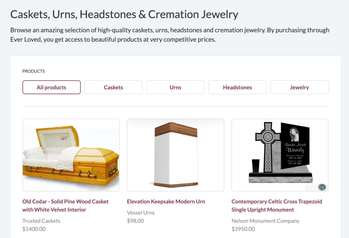 ever loveds funeral marketplace undercuts undertakers