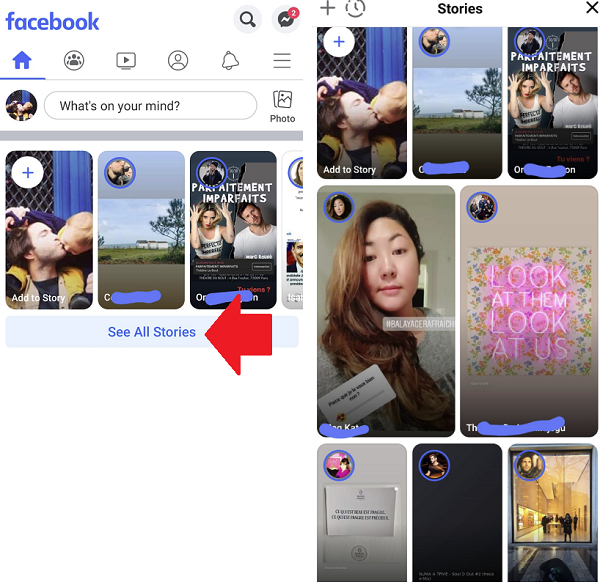 facebook tests new format for separate facebook stories discovery page