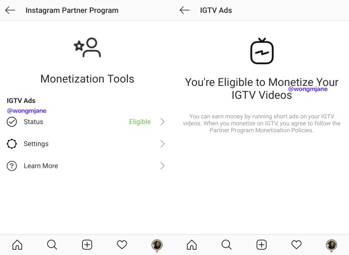 instagram prototypes letting igtv creators monetize with ads