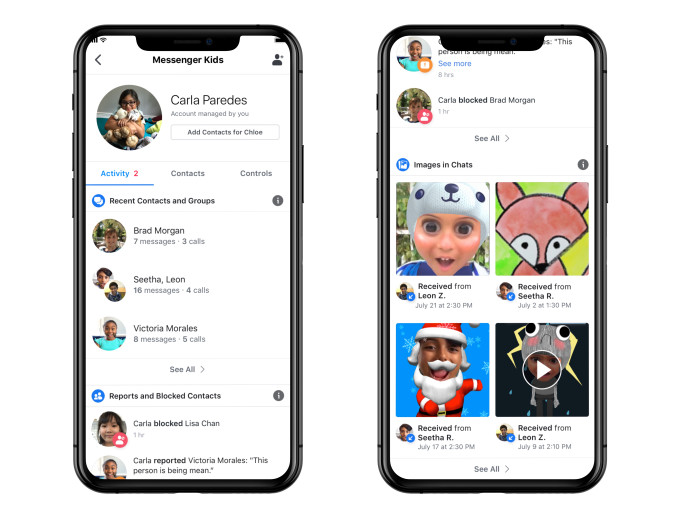messenger kids adds expanded parental controls details how much kids data facebook collects