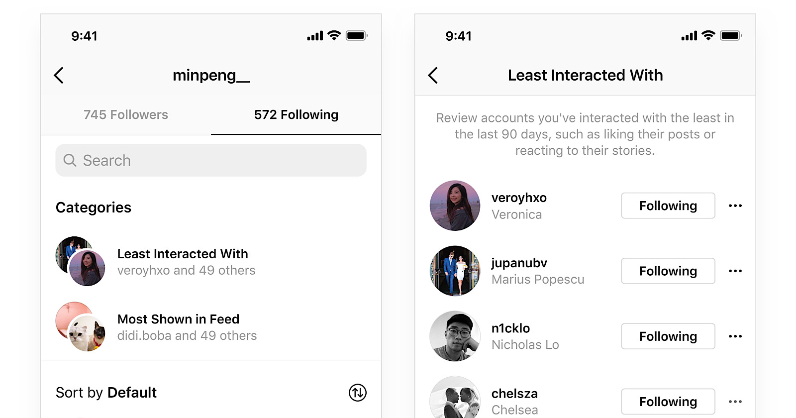 new instagram feature helps users clean up their following list via mattgsouthern