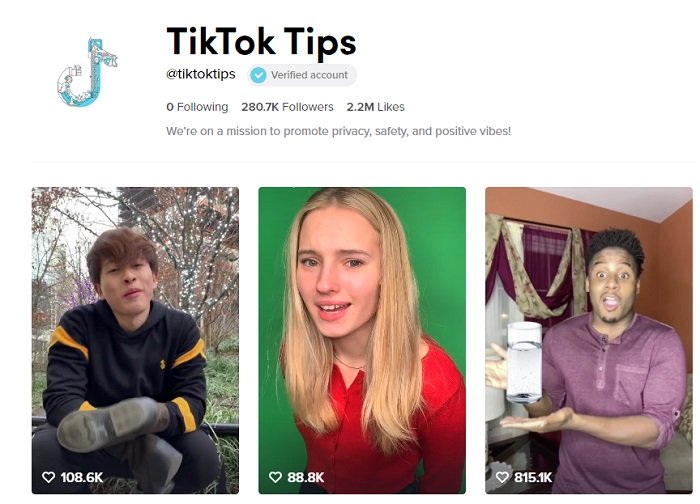 tiktok launches new tiktok tips account to share platform safety and well being advice