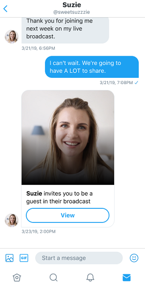 twitter now enables users to invite guests to live streams ahead of time