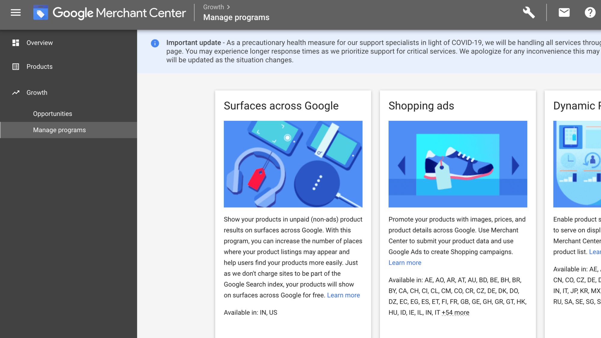 google opens the search results on the google shopping tab for free listings