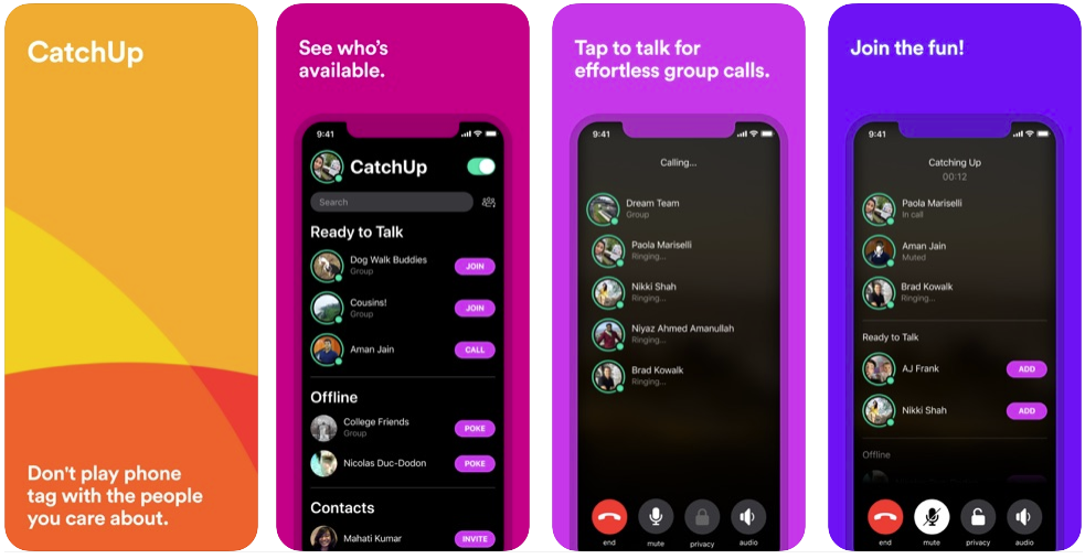 facebook launches new app called catchup to facilitate group phone chats