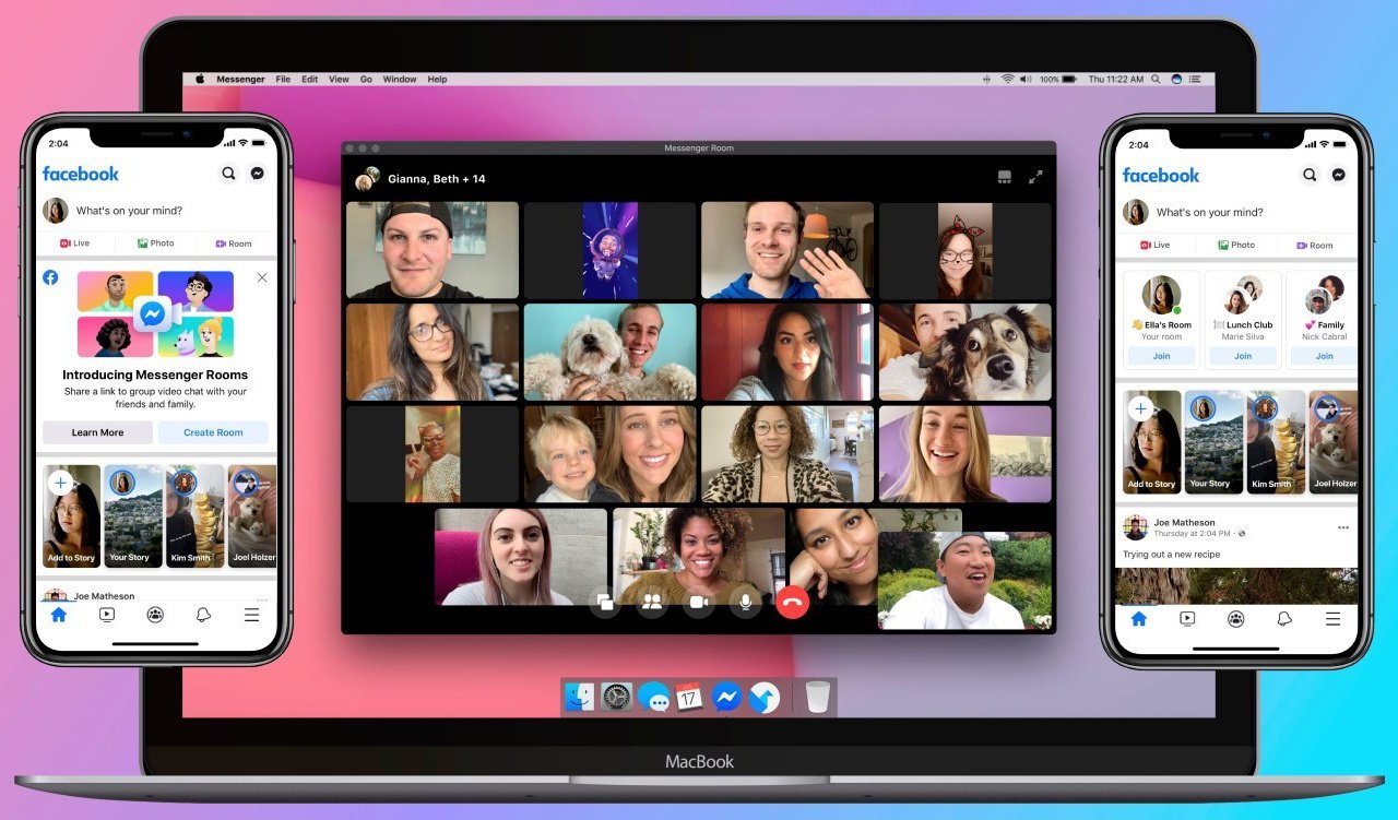 facebooks messenger rooms multi participant video chat option is now available to all