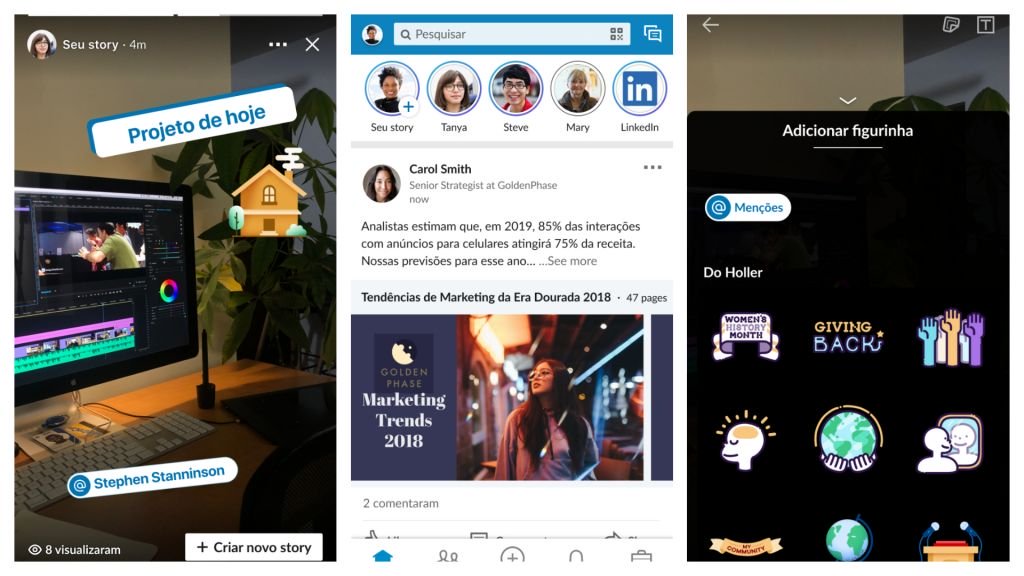 linkedin stories is now available to users in brazil