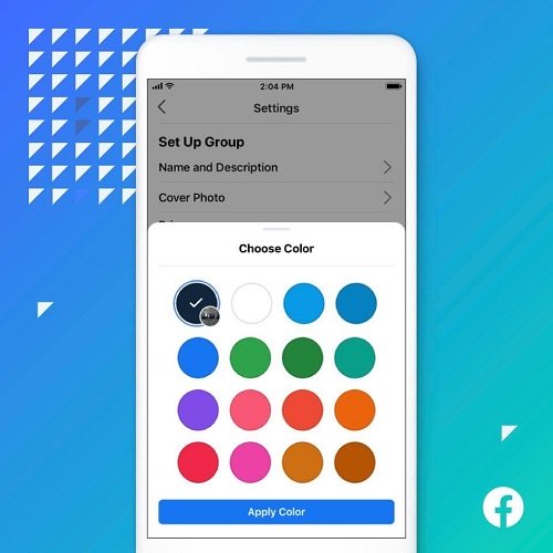 facebook is adding more color customization options for groups