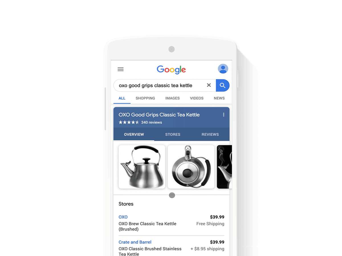google expands ecommerce connection with free product listings in search