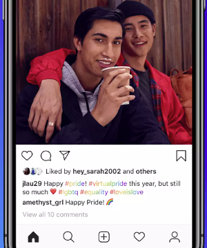instagram adds new features for pride month including rainbow hashtags