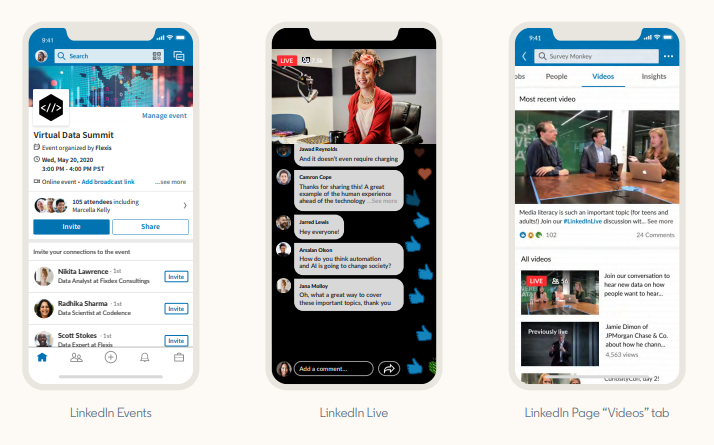 linkedin publishes new guide on using its events and live streaming tools