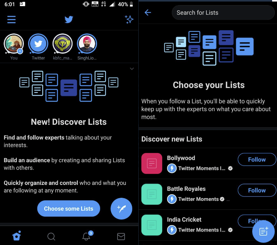 twitter rolls out list search providing more options for users to follow topics