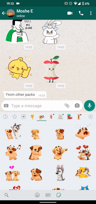whatsapps testing animated stickers in chats another element in facebooks messaging integration plan