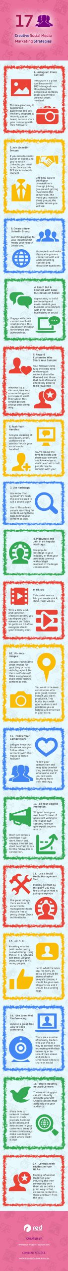 17 creative social media marketing ideas to energize your online presence infographic scaled 1