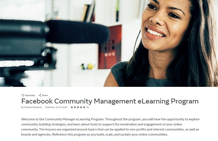facebook adds new free courses in effective community management
