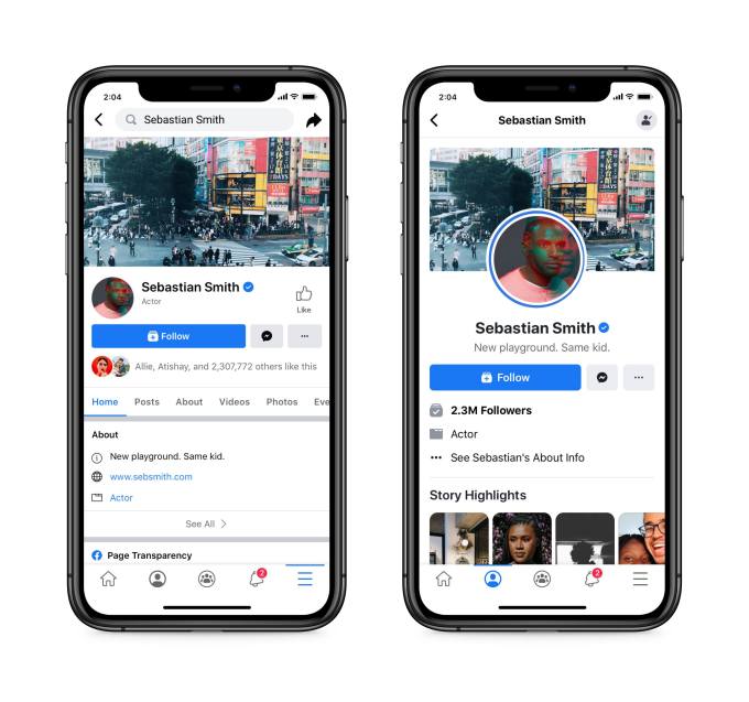 facebook tests a new page design with a cleaner layout and no more like button