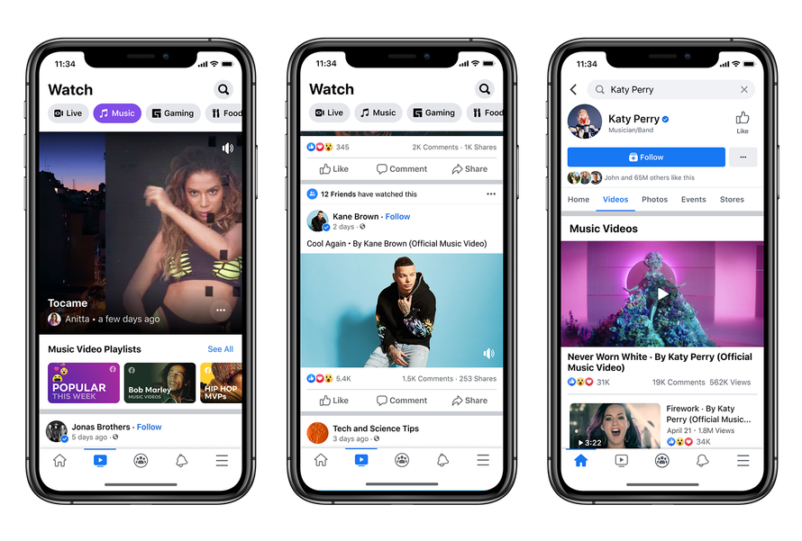 facebook unveils its new music video approach which could provide a boost for facebook watch