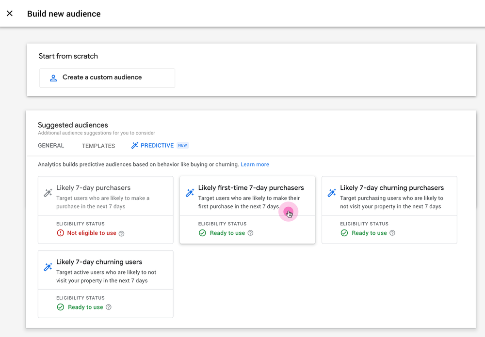 google adds new predicted audience action tools into google analytics