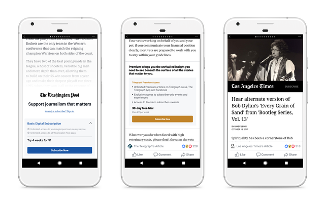facebooks testing a new way to help publishers maintain connection with paying subscribers