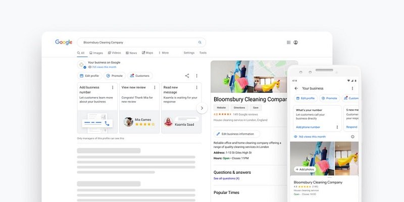 google adds new options to edit your google my business profile direct from search and maps