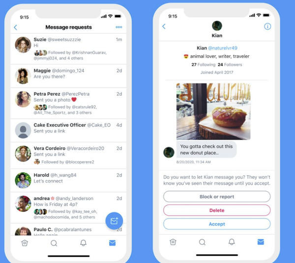 twitter adds more detail on dms from users you dont follow