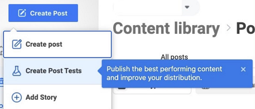 facebook adds new organic post testing option to creator studio
