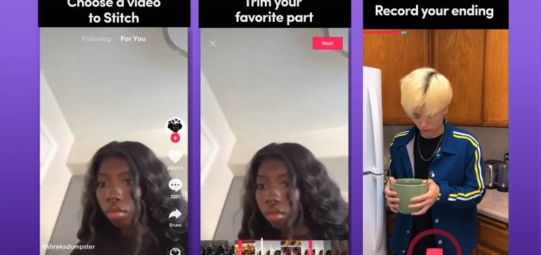 tiktok adds new stitch feature to facilitate video responses