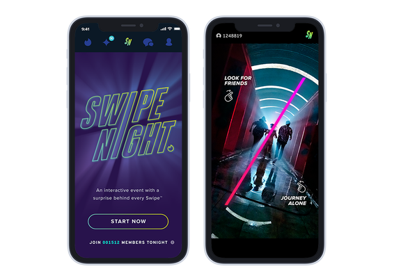 tinders interactive video event swipe night will launch in international markets this month