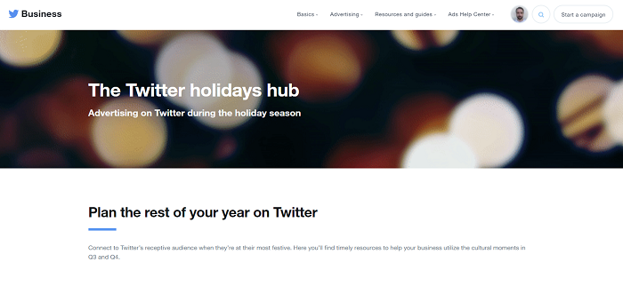 twitter launches holiday hub to help marketers prepare for the holiday season