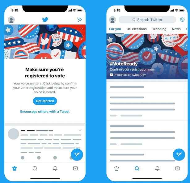 twitter launches new push to increase voter participation