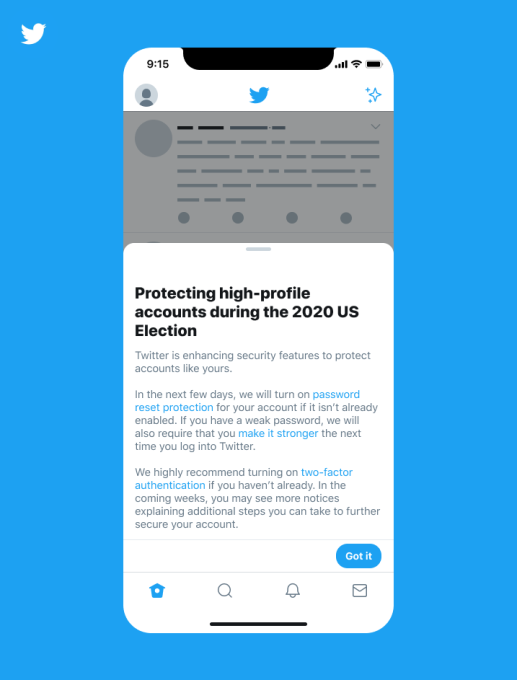 twitter tightens account security for political candidates ahead of us election