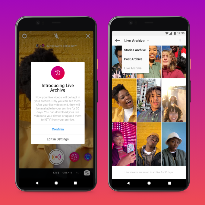 instagram extends time limits on live streams to 4 hours will soon support archiving