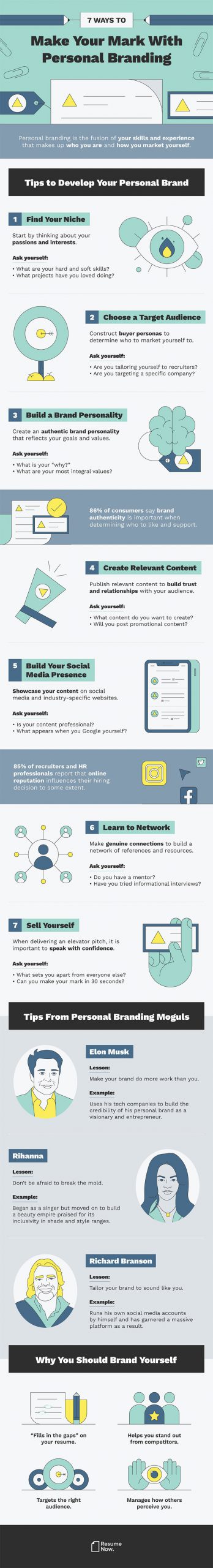 7 clever tips to develop your personal brand win more clients infographic scaled 1