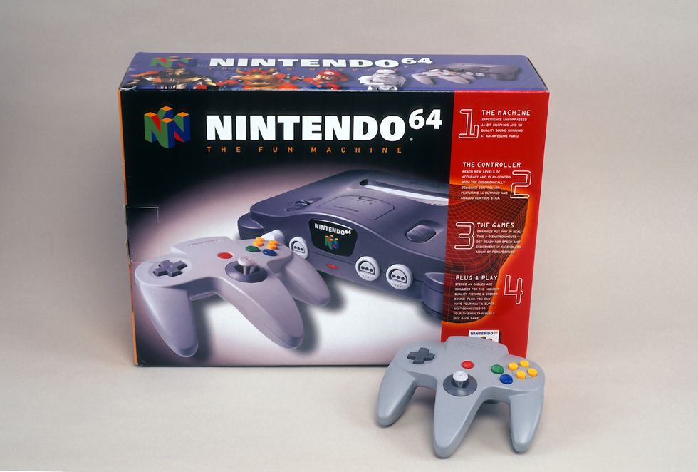 product shot of nintendo 64 game system and controller is news photo 1603910430