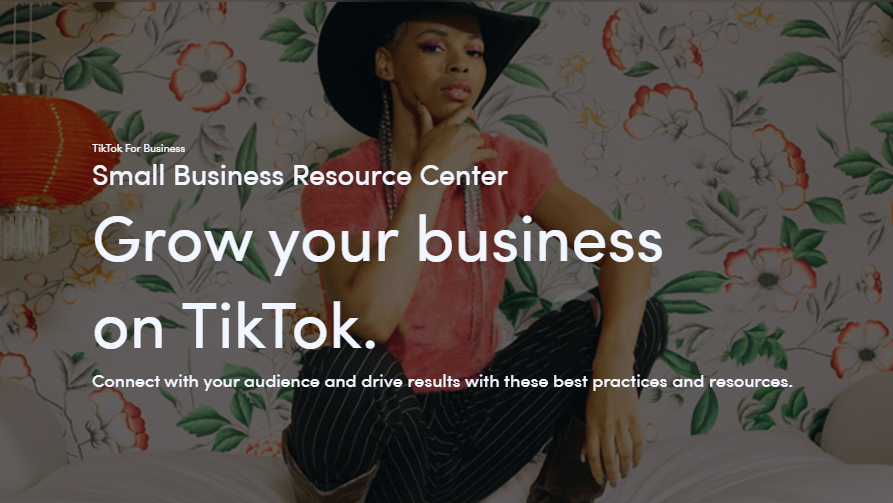 tiktok launches new small business resource center for marketers