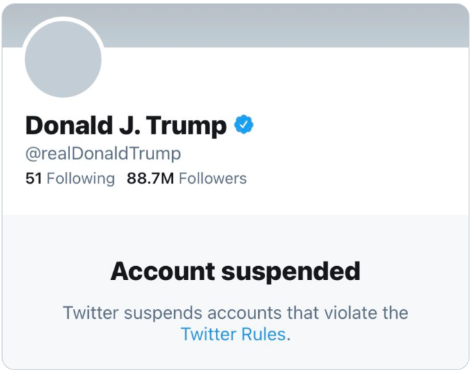 twitter permanently bans president trump