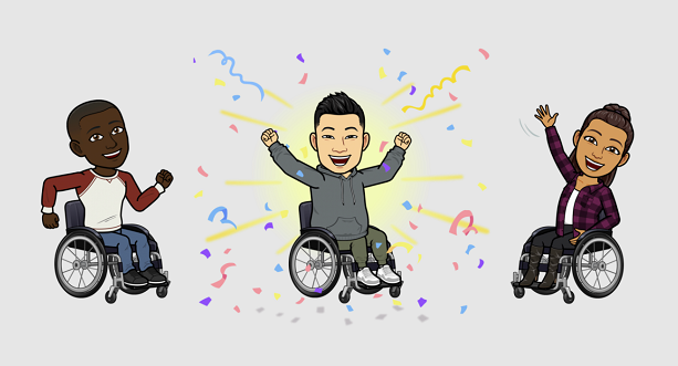 snapchat adds new wheelchair animations for bitmoji avatars