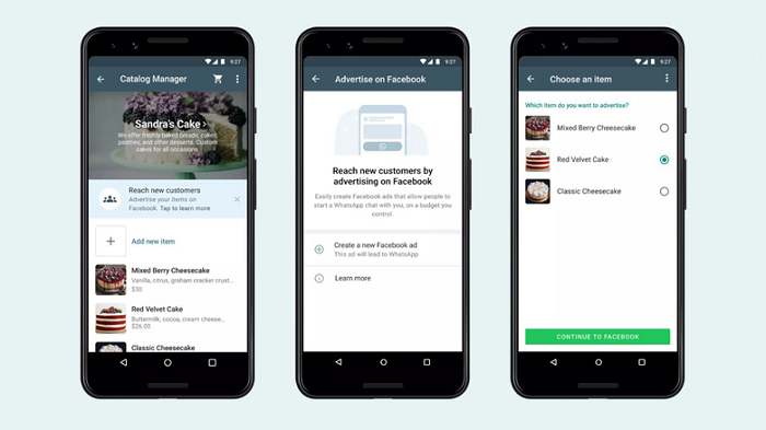 facebook will soon enable businesses to create facebook ads within whatsapps business tools