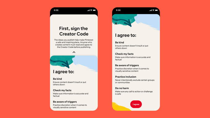 pinterest announces 500k creator fund creator code content policy moderation tools and more