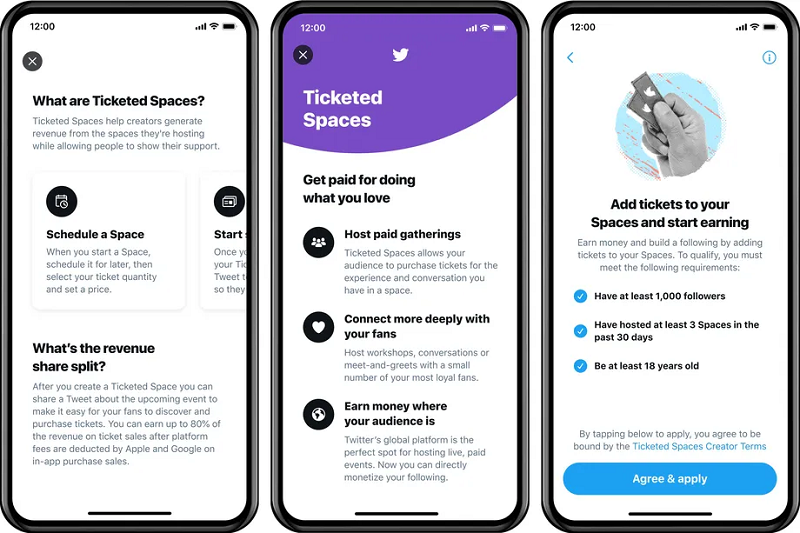 ticketed spaces are coming to twitter providing another way for creators to monetize