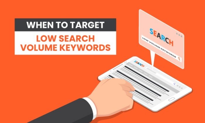 when to target low search volume keywords