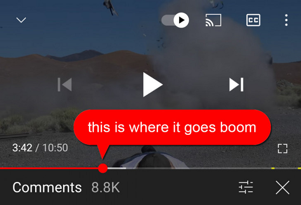 youtube tests new timed comments in video playback to provide more context and maximize engagement