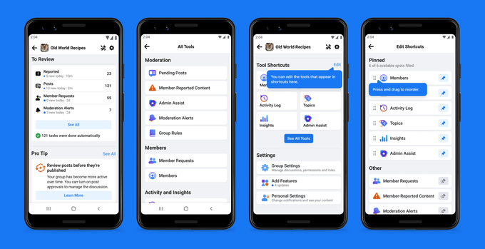 facebook rolls out new tools for group admins including automated moderation aids