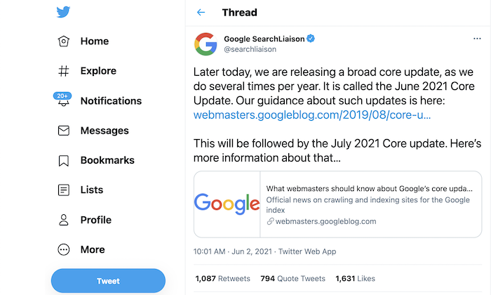 how to deal with the june google core update