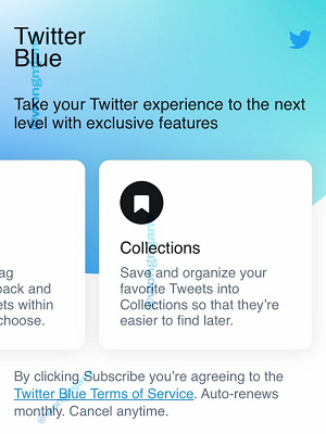 twitters coming twitter blue subscription offering is slowly taking shape